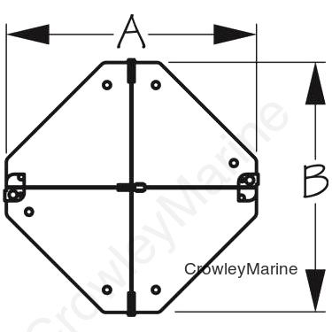Aluminum RADAR REFLECTOR (583422)