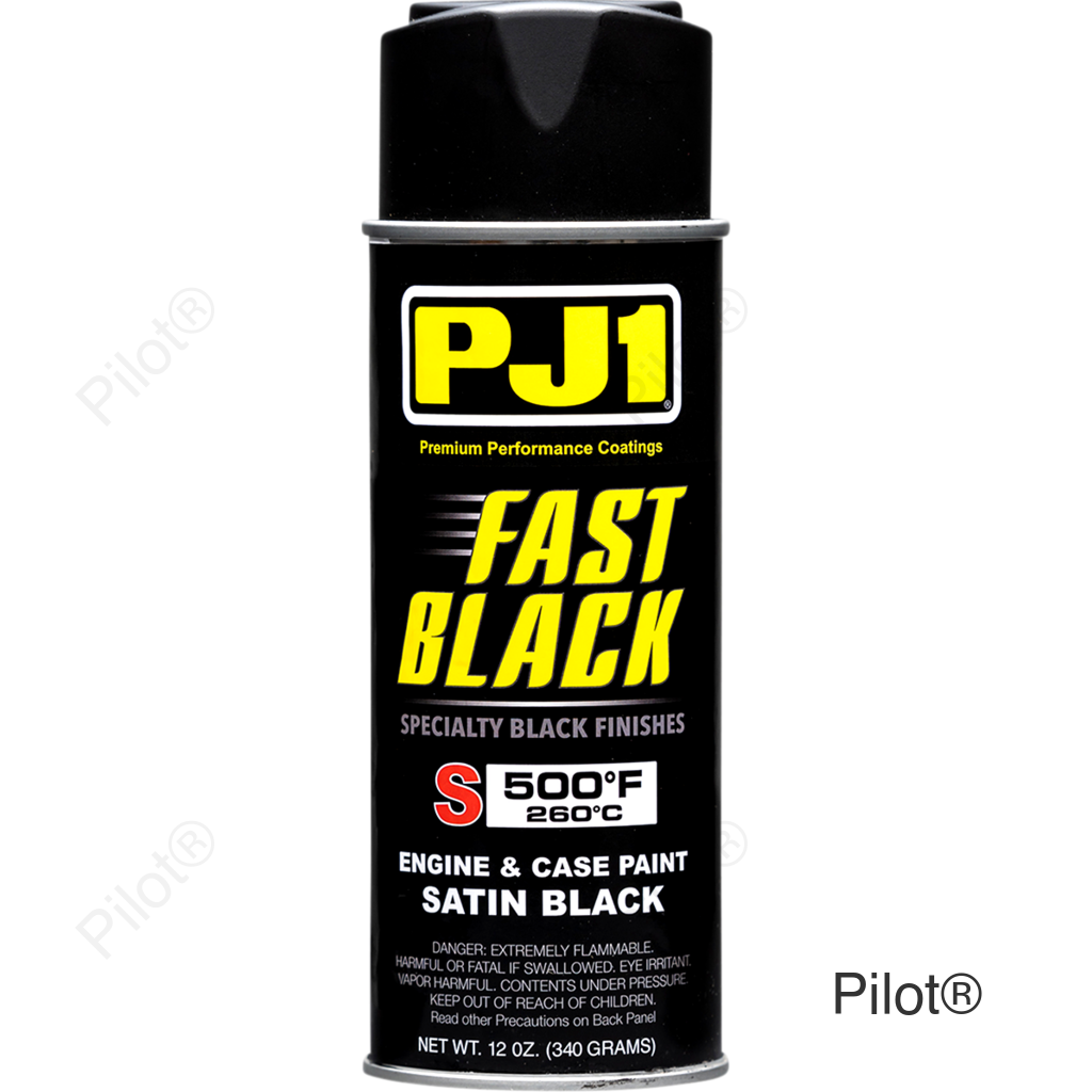 High-Temperature Paint - Satin Black - 12 oz. net wt. - Aerosol