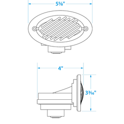 Seachoice Hidden Boat Horn, ABYC and NMMA Standard, Stainless Steel Cover thumbnail-6
