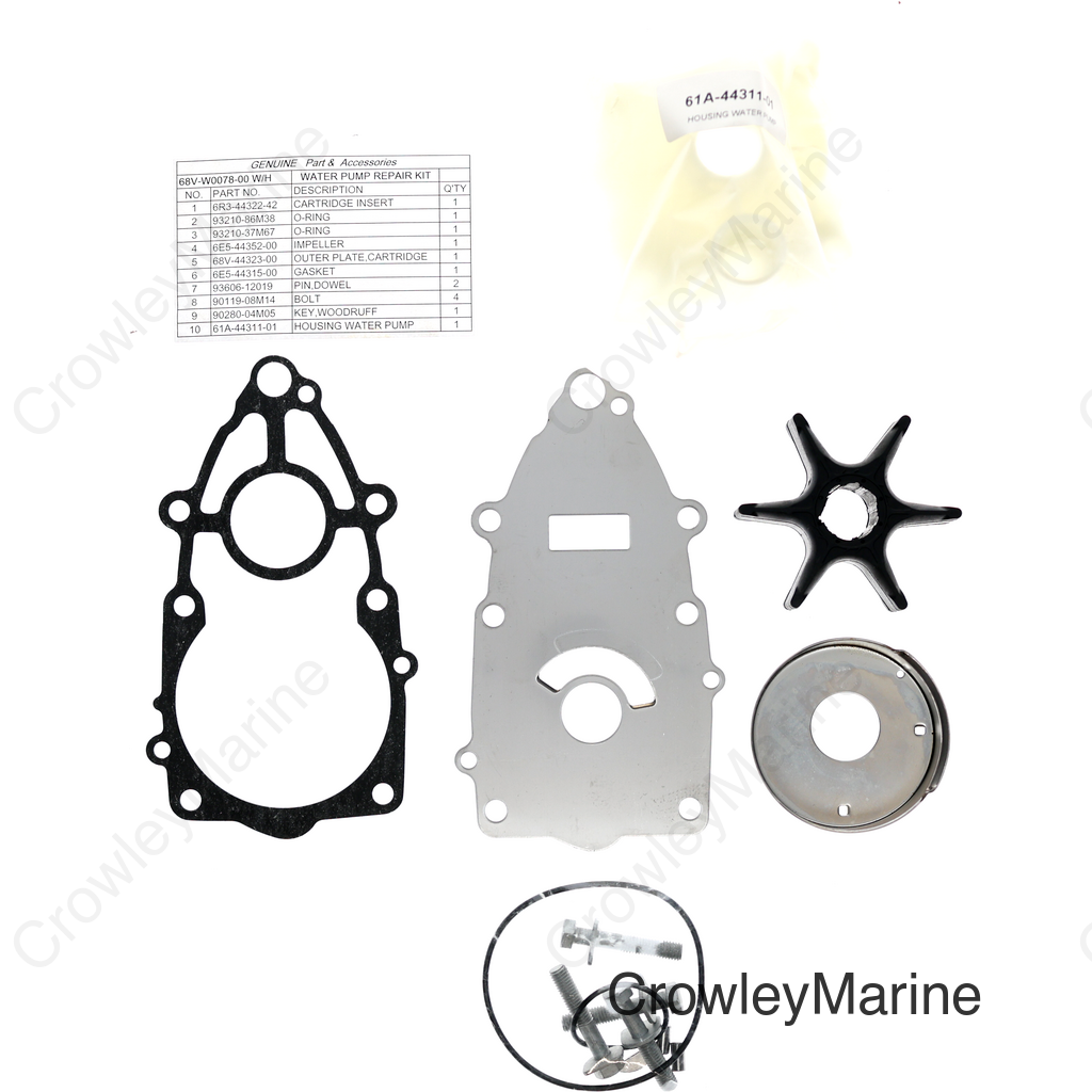 Water Pump Repair Kit (With Housing)