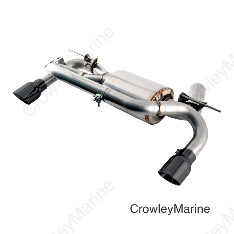 AWE Tuning BMW F3X 335i/435i Touring Edition Axle-Back Exhaust - Diamond Black Tips (90mm)