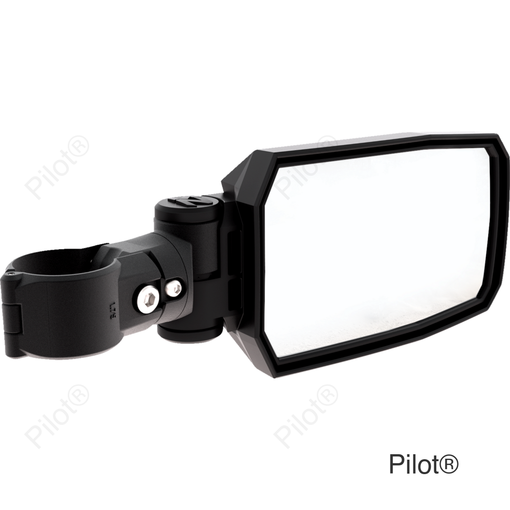 Mirror - Trailrider - Side View - Rectangle - Black
