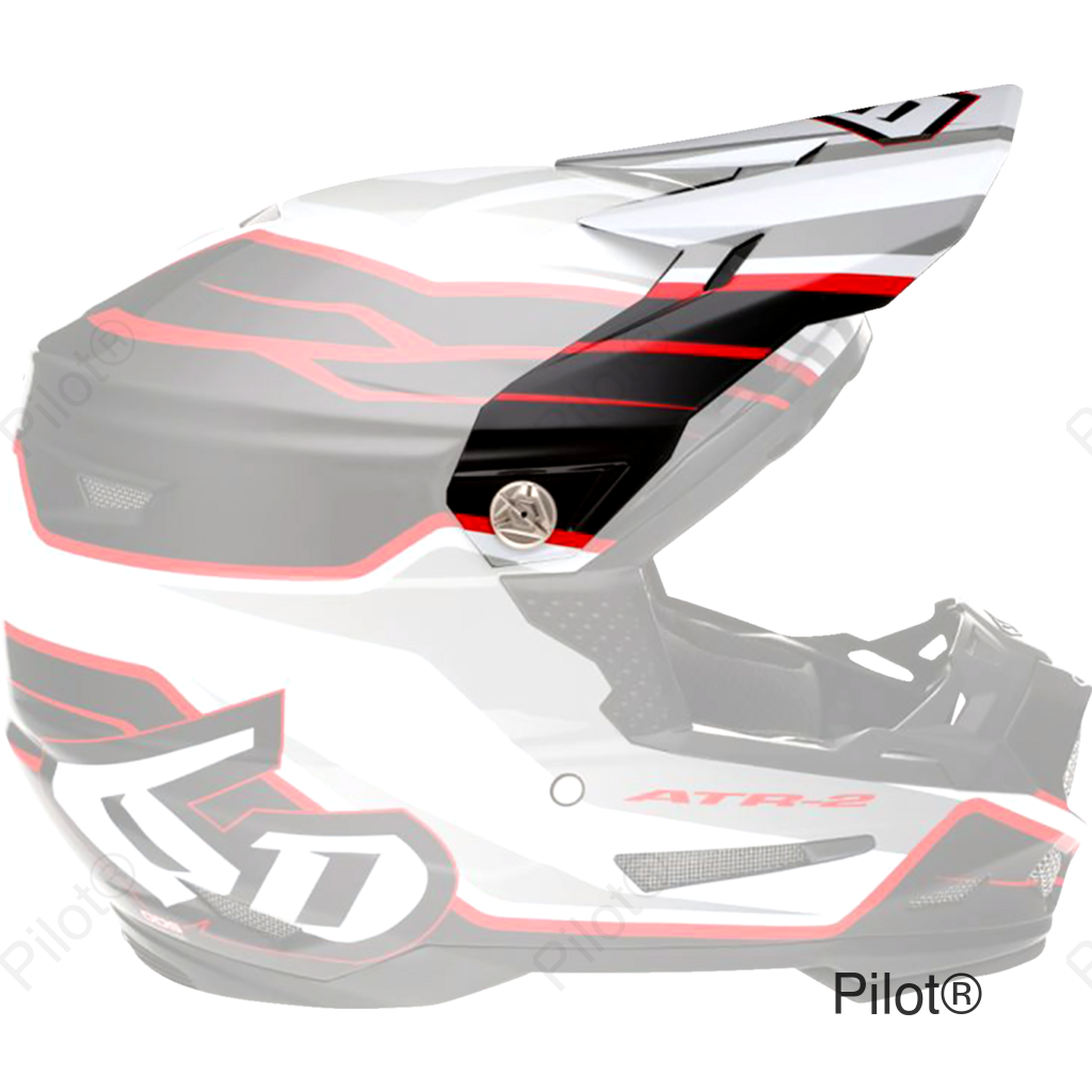 ATR-2 Visor - Phase - White Red