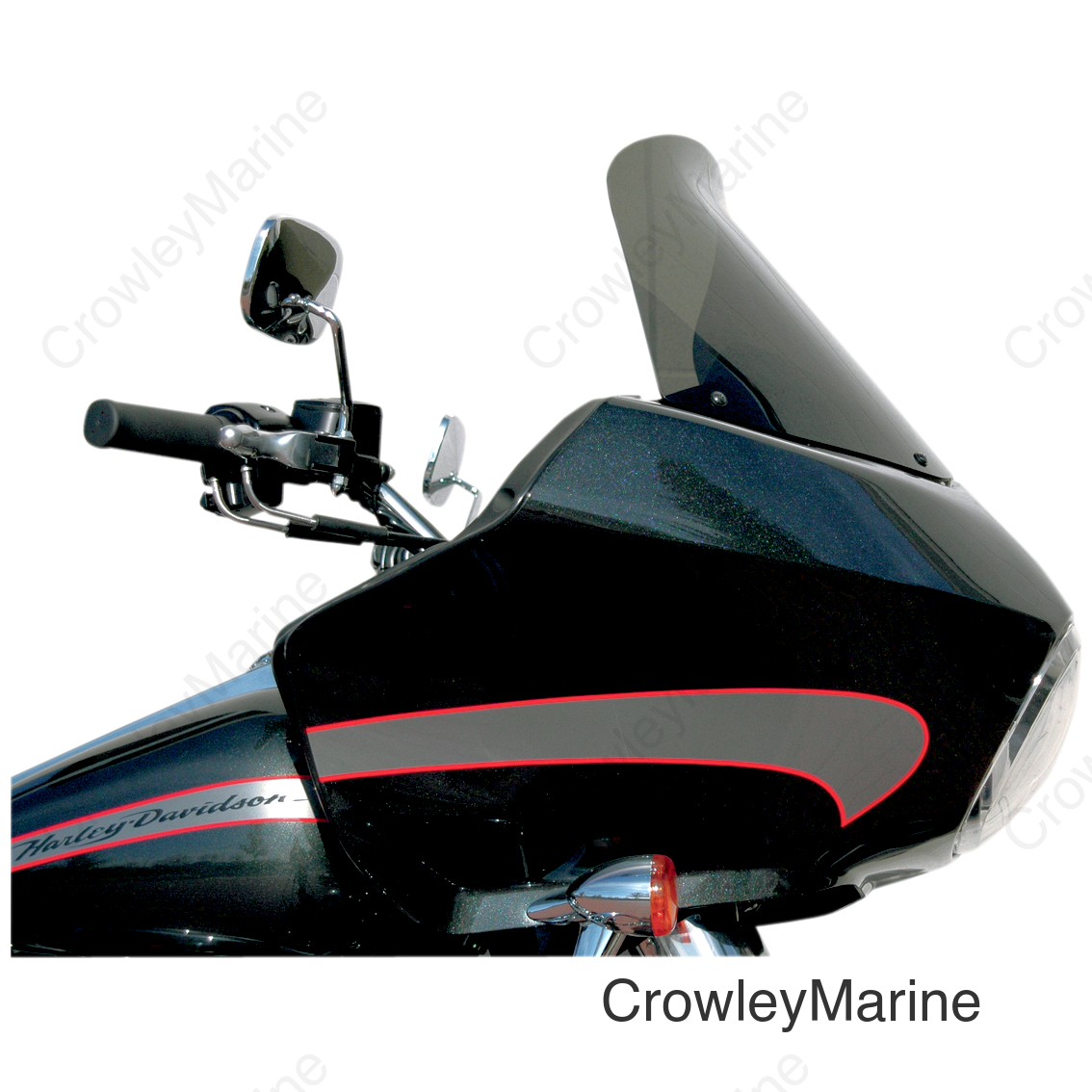 Windshield - Dark Smoke - 14" - FLTR
