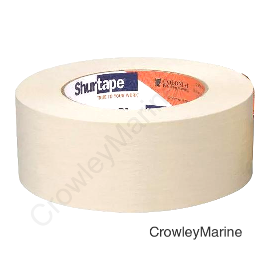 Shurtape 101534 Colonial® Premium Grade, High Adhesion Masking Tape, 2" x 180', Natural