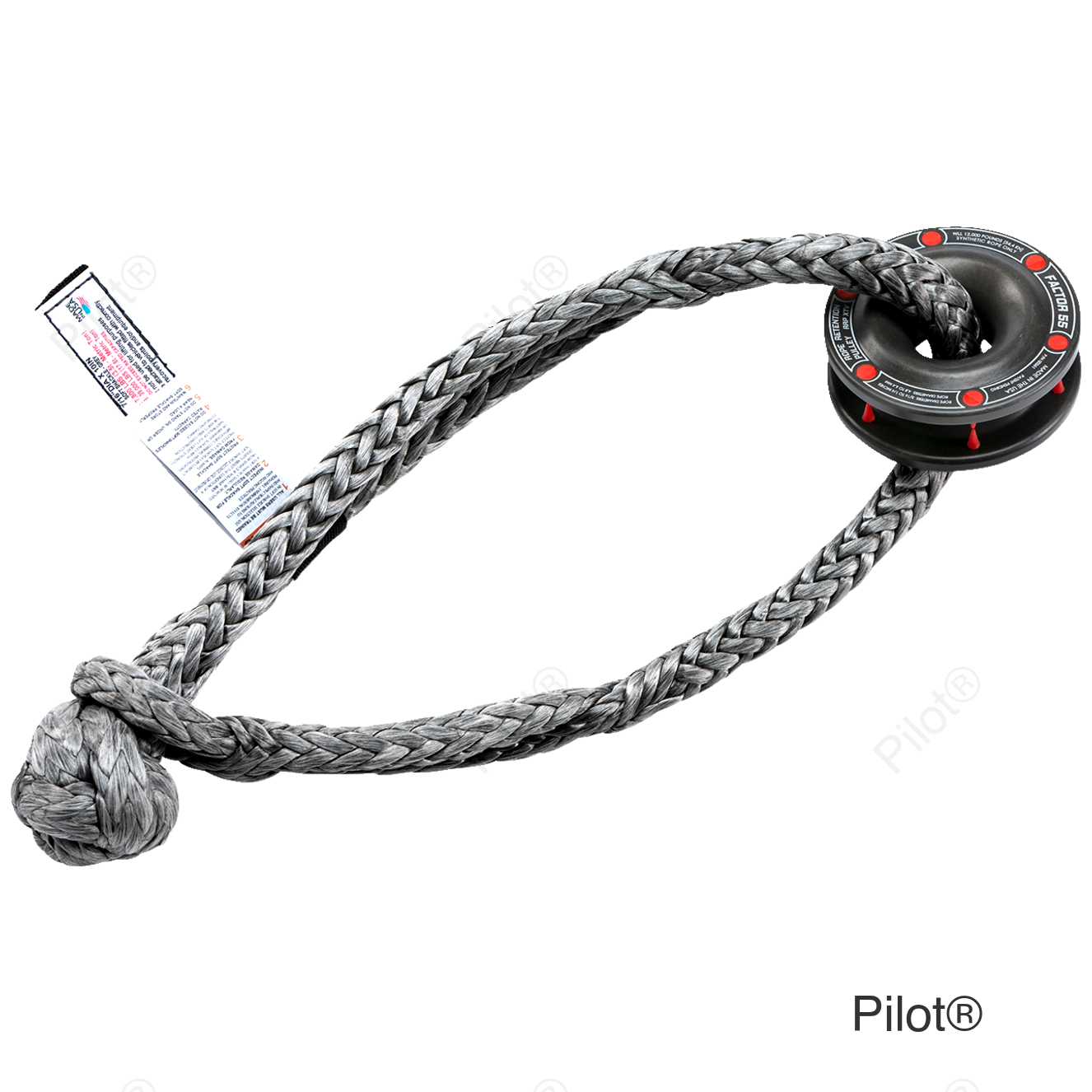 Rope Retention Pulley + Soft Shackle Combo