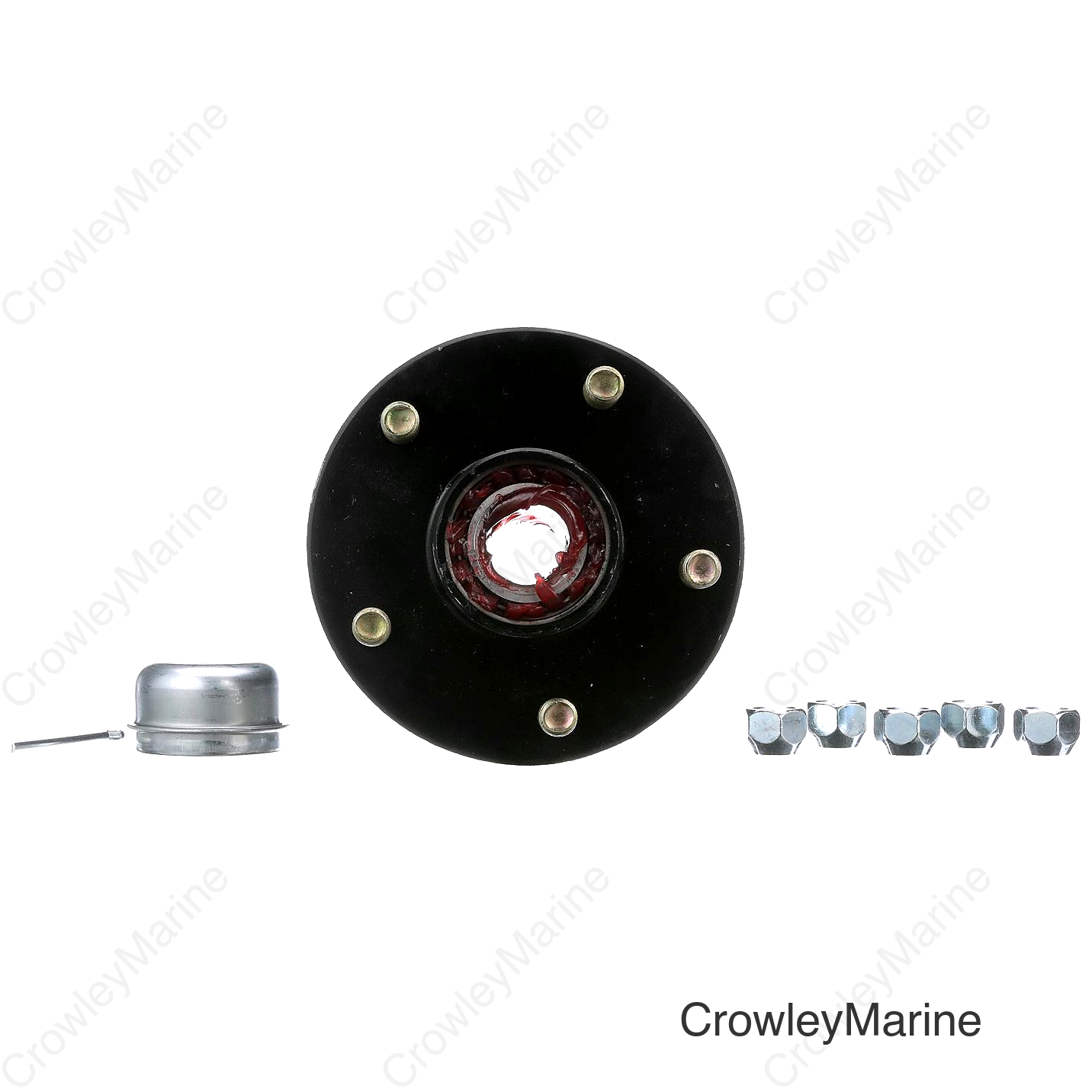 Seachoice Trailer Wheel Hub, 1.25 in. Axle, 5 Lug, Pregreased