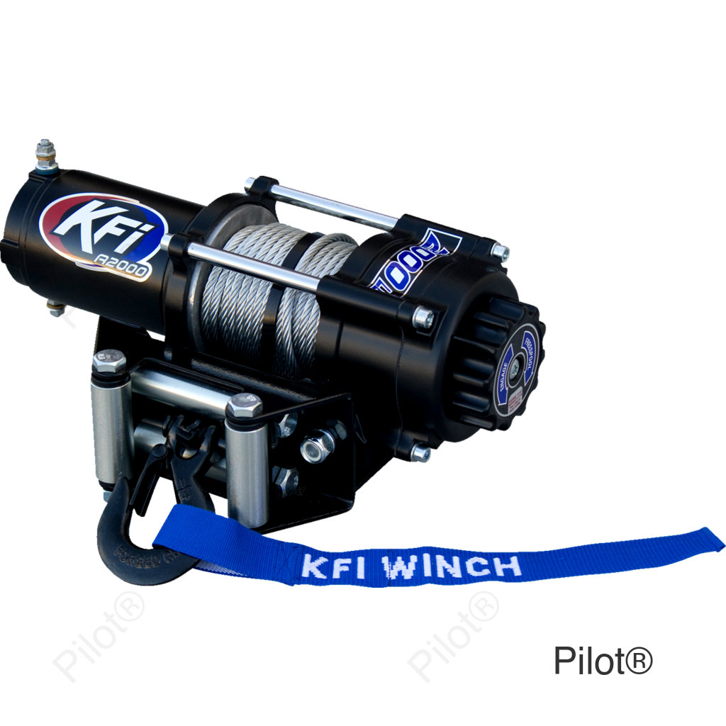A2000 ATV Winch - 2000 lb - Steel Cable