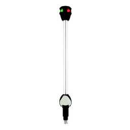 Attwood LightArmor Bi-Color LED Navigation Pole Light, 14" Straight w/Task Light thumbnail-0