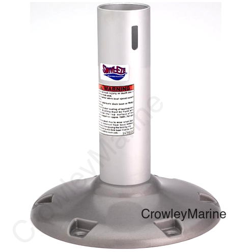 12" Fixed Height Post - No Seat Mt.; ABYC Code - AD