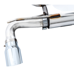 AWE Tuning Ford Focus RS SwitchPath Cat-back Exhaust - Chrome Silver Tips thumbnail-3