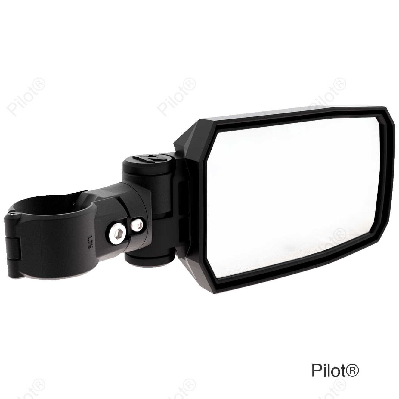 Mirror - Trailrider - Side View - Rectangle - Black