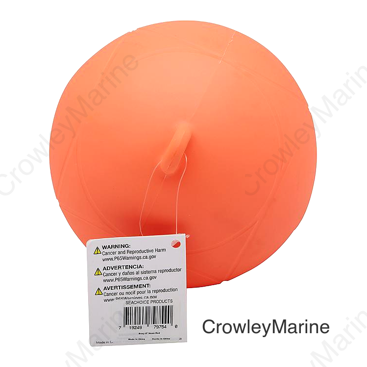 Seachoice Slalom Marking Buoy, 9 in., Neon Red
