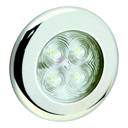Seachoice LED Courtesy Interior Light Chrome/White Bezel, Blue LED thumbnail-6