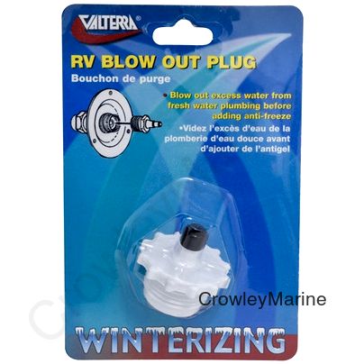 BLOW OUT PLUG, WHITE, PKGD (RV0000641)