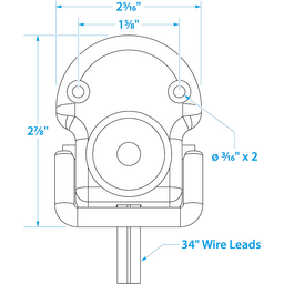 Seachoice Foot Control Switch For Manually Operated Trolling Motors, Rated Up to 50 Amps DC thumbnail-3