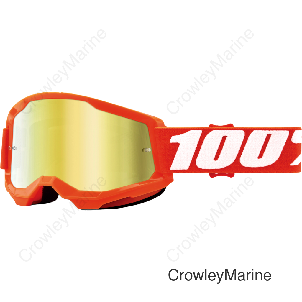 STRATA 2 GOGGLE ORANGE MIRROR GOLD LENS