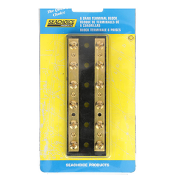 Seachoice Terminal Block, 6-Gang, Brass Clips and Contacts thumbnail-4