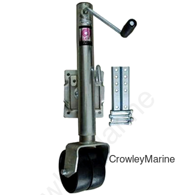 Swivel Jack, 1500lb, Sidewind, 10" Lift, 12.5" Bracket Height, 6" Dual Wheel (264974)