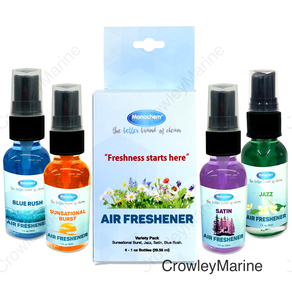 AIR FRESHNR SPRAY 1OZ 4PK ASST