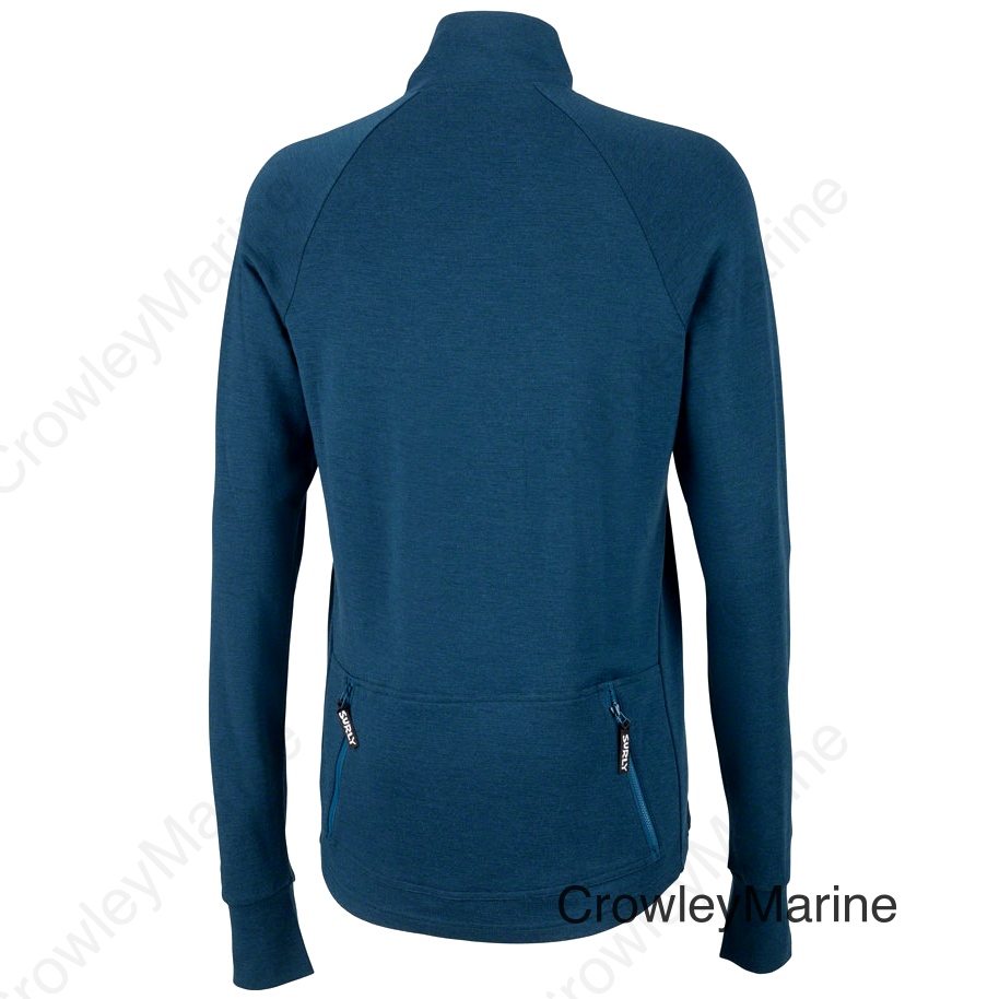 Surly Merino Wool Jersey - Navy Long Sleeve Men's 2X-Large