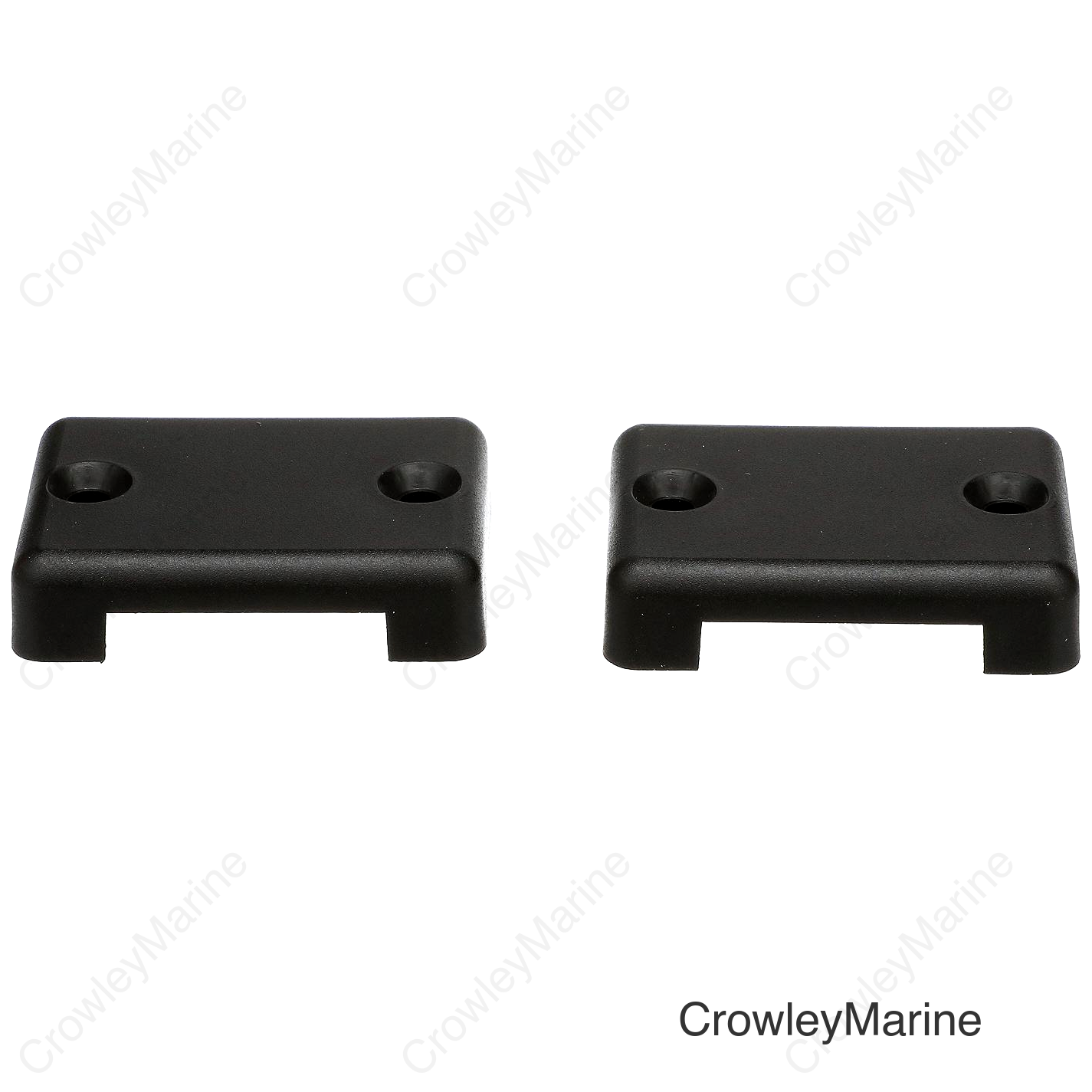 Seachoice Plastic Wire Cover, Black Finish, Pack of 2