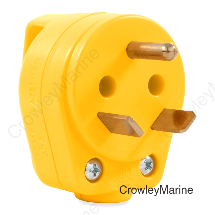 30AMP MIN RPLCMNT MALE PLUG