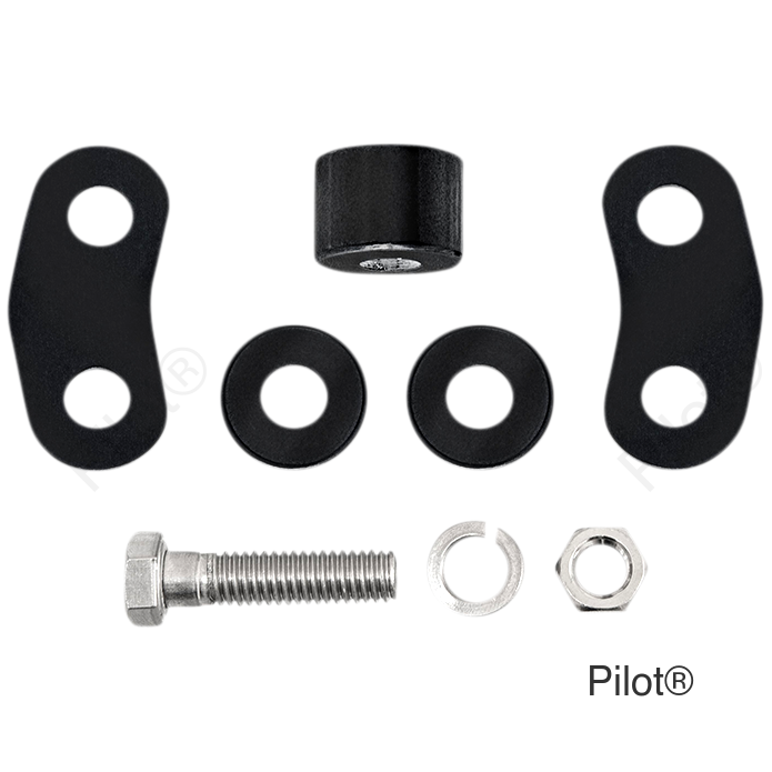 Headlight Extension Kit - Short - Black