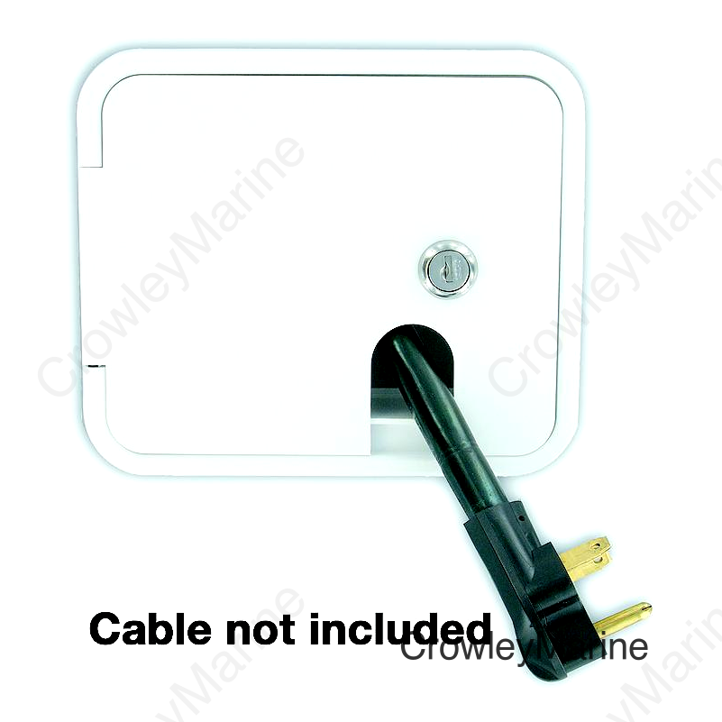 Valterra Cable Hatch, Medium Square, White