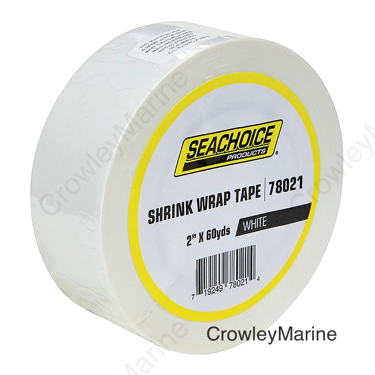 Seachoice 78021 Shrink Wrap Tape, 2" x 60 yds., White