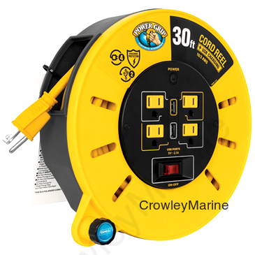 30' 16/3 Ga. Cord, 10 Amp, 125V, 1250 Watts