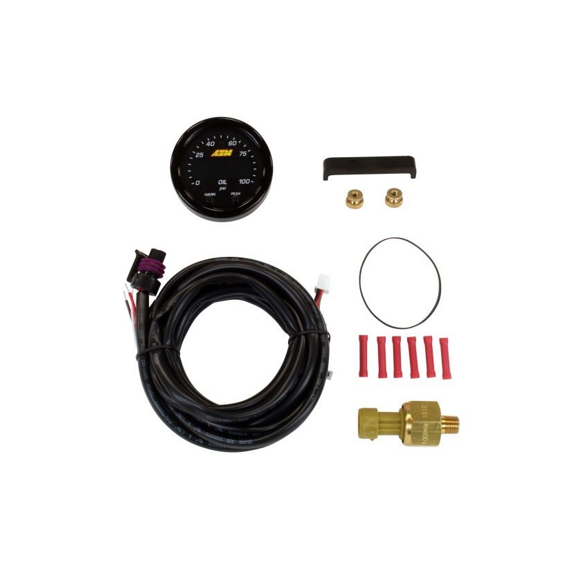 AEM X-Series Pressure 0-100psi Gauge Kit
