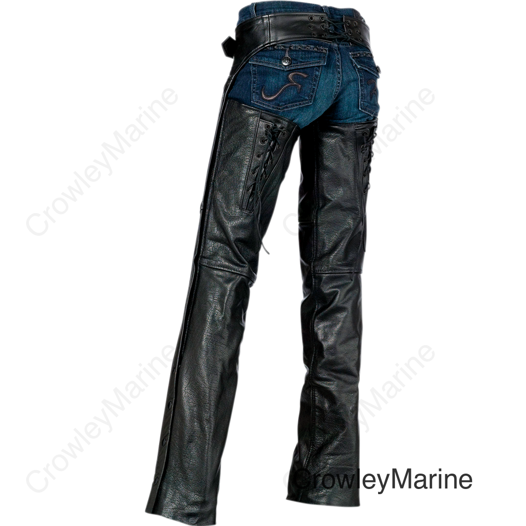 CHAPS WMN SABOT BLK XS
