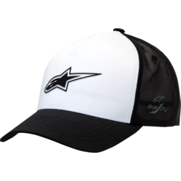 Advantage Tech Trucker Hat - White/Black - One Size thumbnail-3