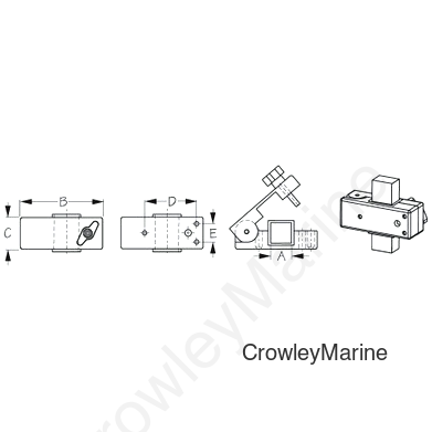 Removeable Rail Mount Clamp - Sea-Dog Line (327197-1)
