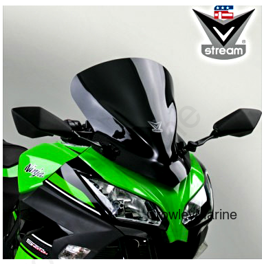 VSTREAM FAIRING MOUNT WINDSCREEN DARK SMOKE
