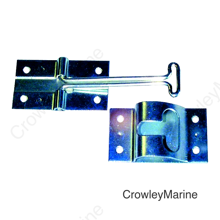 JR Products Metal T-Style Door Holder, 6"