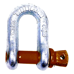 SHACKLE-D ANCHOR GALV 1/4IN thumbnail-0