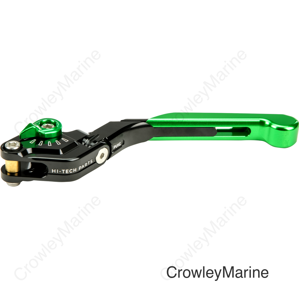 LEVER CLUTCH EXTENDABLE/FOLDABLE GREEN
