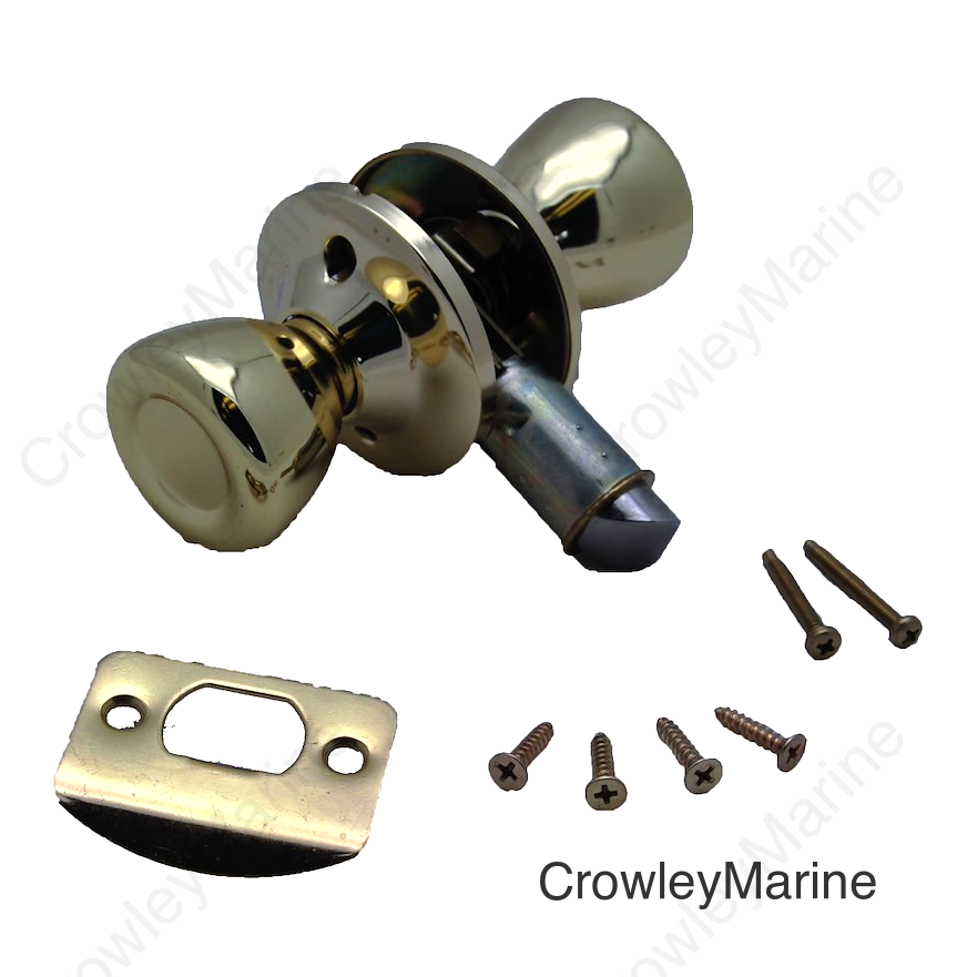 PASSAGE LOCK SET P/BRASS