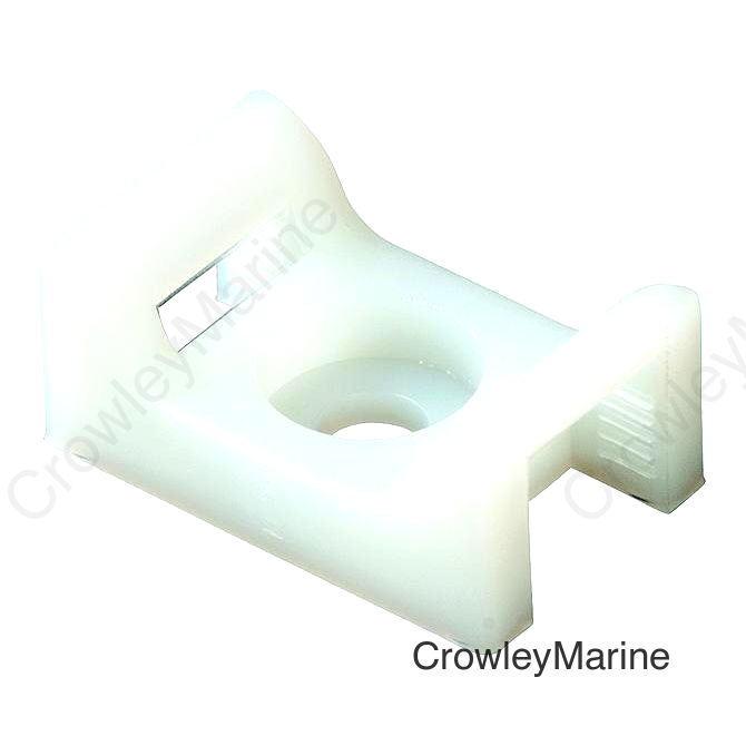 Ancor Cable Tie Screw Mounts, Natural, 25/pk