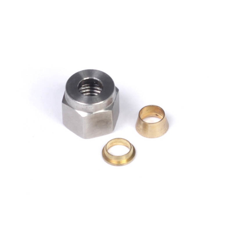 Haltech 1/4in Nut & Brass Ferrule