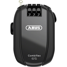 Abus  Combiflex Stopover Retractable Combo Lock - 65cm Black