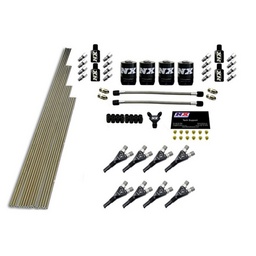Nitrous Express 8 Cyl Shark Nozzle Intake Plumbing Kit (Incl Hardware) thumbnail-1