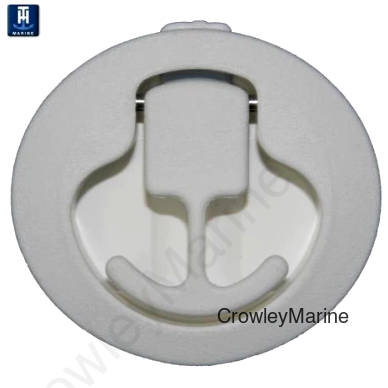 2" Slam Latch, Non-Locking, White