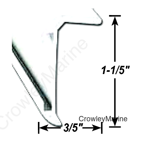 AP Products 0218500116 Insert Corner Molding, 16' Polar White
