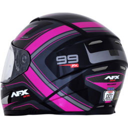 FX-99 Helmet - Recurve - Black/Fuchsia - XS thumbnail-2