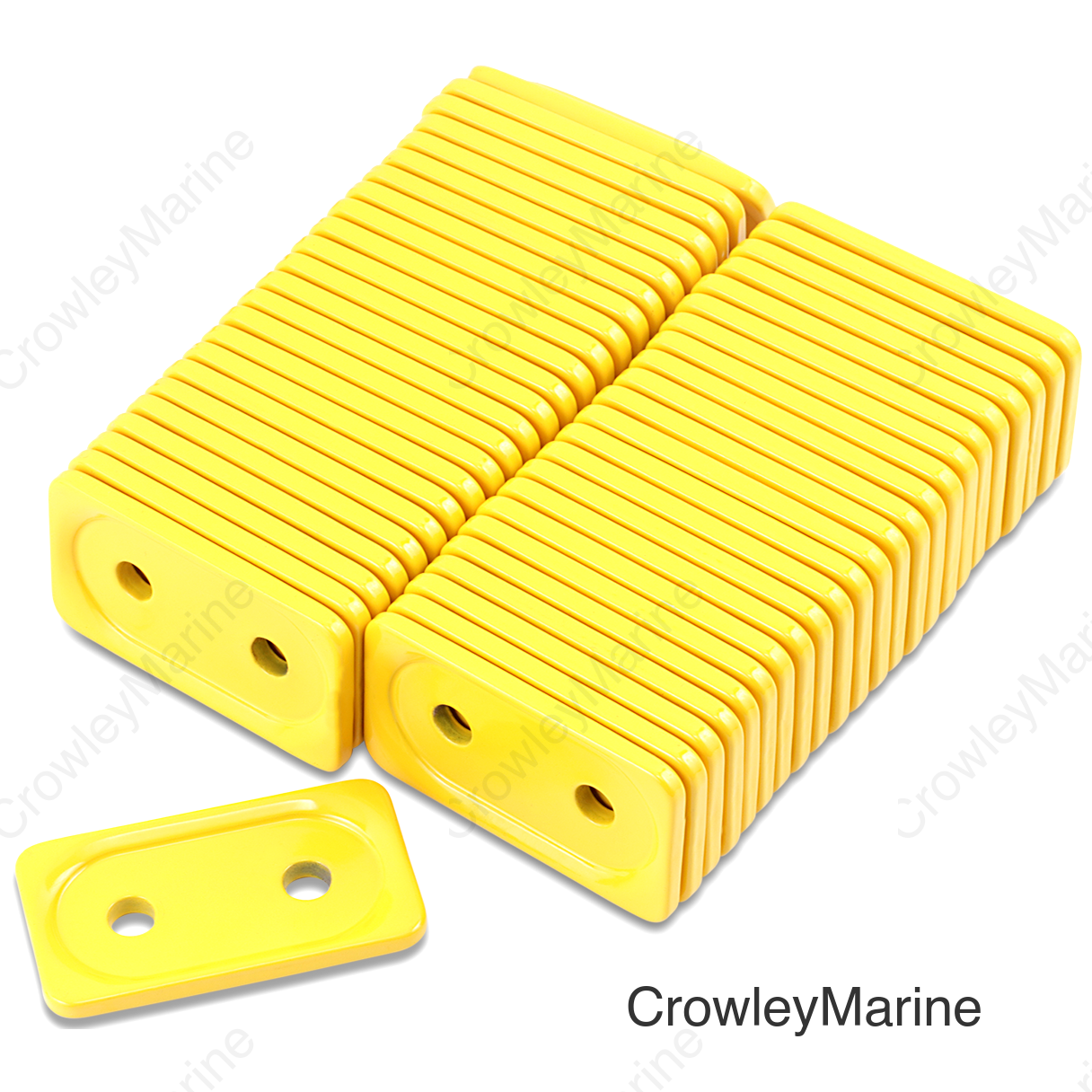 Support Plates - Yellow - Double - 48 Pack