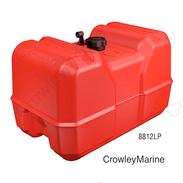 Attwood EPA Compliant Fuel Tank, 12 Gal. w/o Gauge