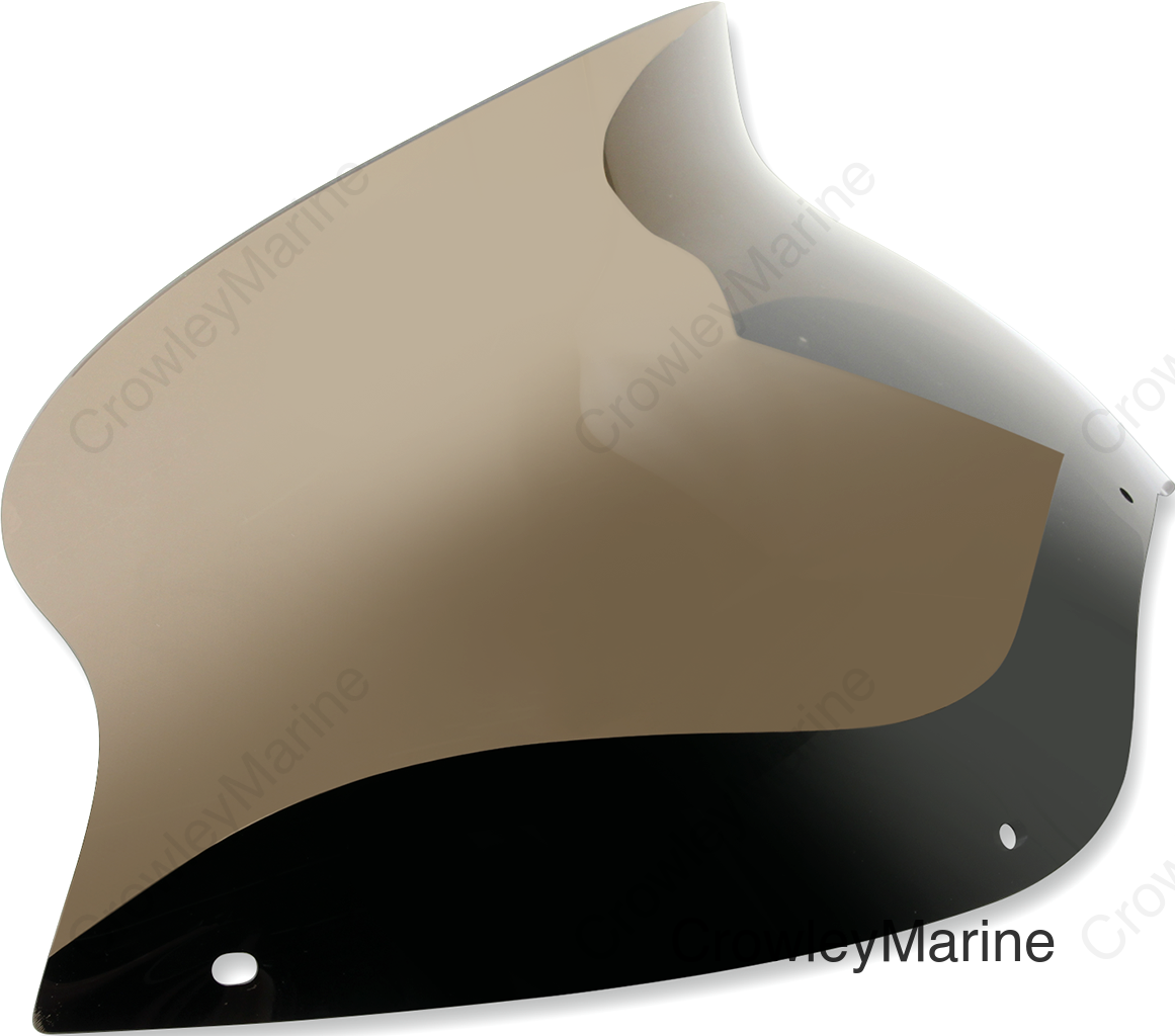 Spoiler Windshield - 6-1/2" - Smoke - '98-'13 FLTR